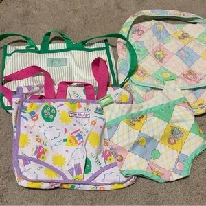 Vintage Cabbage Patch Kids Doll Diaper Bags And Carriers